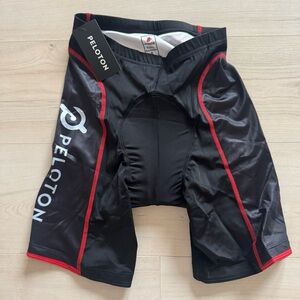 Peloton Men's Black and Red Athletic Shorts sz Small